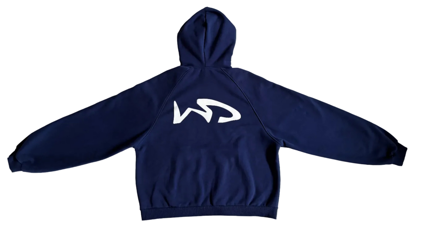 WANDERED NAVY BLUE TRACKSUIT (HOODIE + SWEATPANTS)